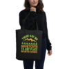 Hiking Women - Mountain Outdoors Eco Tote Bag- Black Color