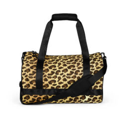 Custom Leopard Print Sports Bag – Perfect for Gym, Yoga, & Everyday Use