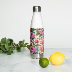 Flower design Stainless steel water bottle