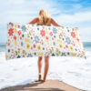 Floral Print Towel for Comfort and Soft