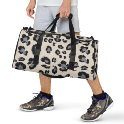 Wild Elegance Leopard Print Travel Bag – Durable & Trendy