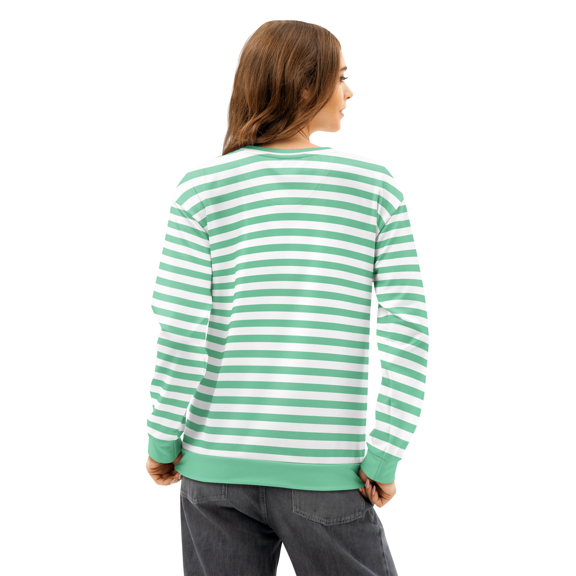 Trendy Unisex Striped Sweatshirt for Men & Women – Cozy Premium Cotton Pullover - Image 19