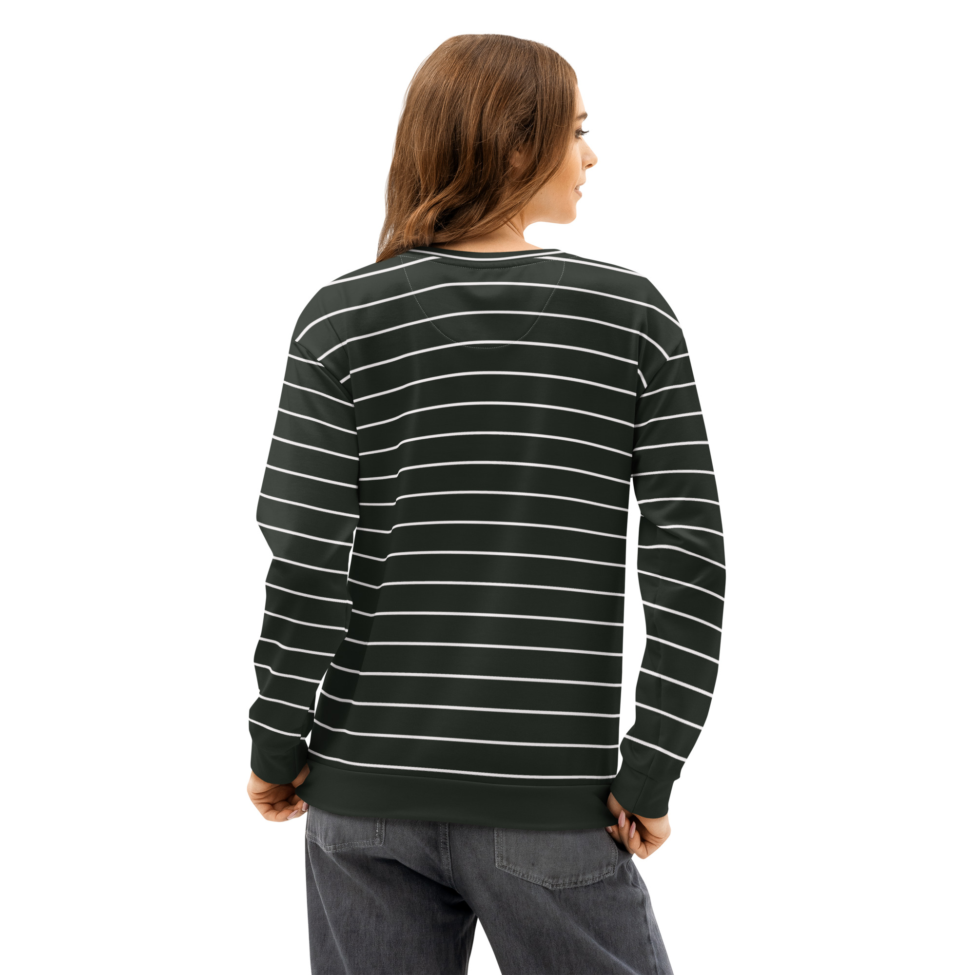 Vintage Inspired Unisex Striped Sweatshirt – Casual Premium Cotton Streetwear Style - Image 8