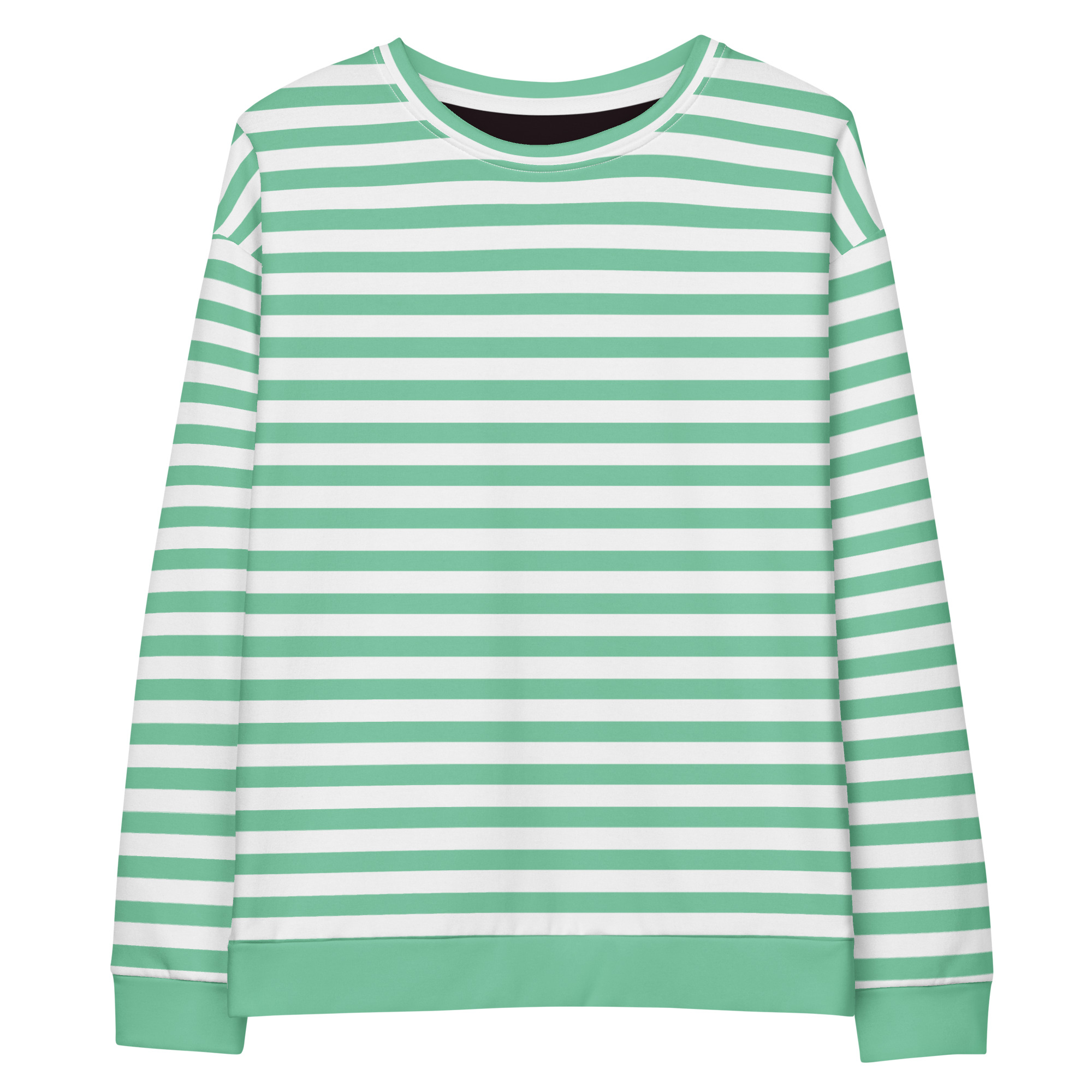 Trendy Unisex Striped Sweatshirt for Men & Women – Cozy Premium Cotton Pullover - Image 8