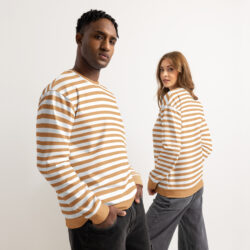 Classic Unisex Striped Cotton Sweatshirt – Warm, Durable & Everyday Streetwear