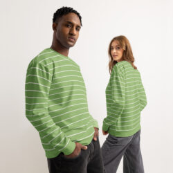 Fashionable Unisex Retro Vintage Striped Sweatshirt – Soft Premium Cotton  Streetwear for Men & Women