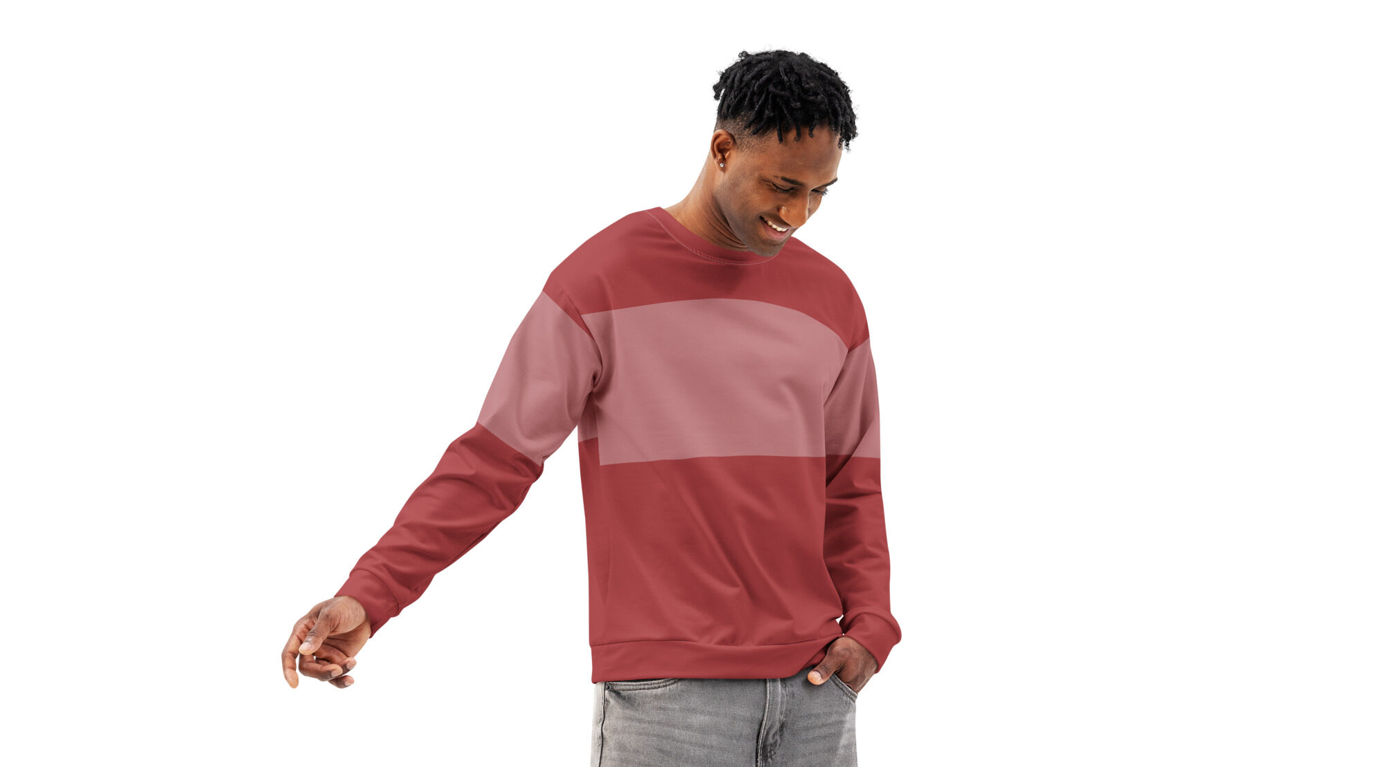 Warm & Cozy Unisex Retro Striped Sweatshirt – Premium Cotton Pullover for Fall Winter Streetwear Style - Image 8