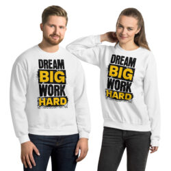 Unisex Crew Neck Sweatshirt Suitable for Your Streetwear- Stylish, Inspirational and Motivational Typography