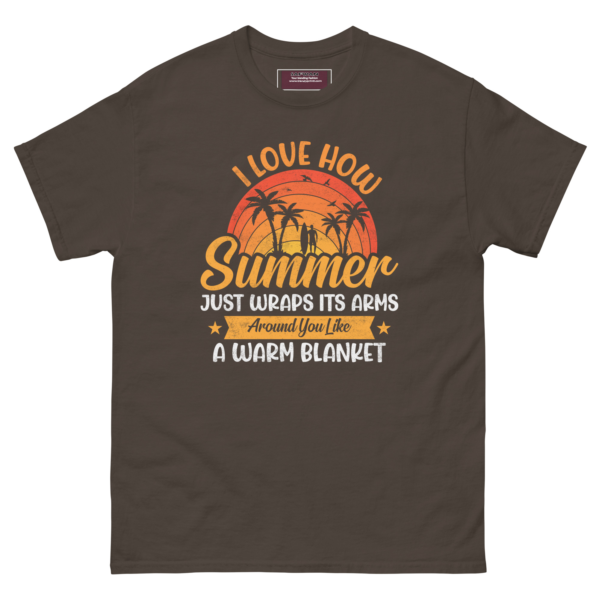 Summer Beach T-Shirt for Men – Tropical Palm Tree Graphic Tee Vacation Outfit classic tee - Image 15