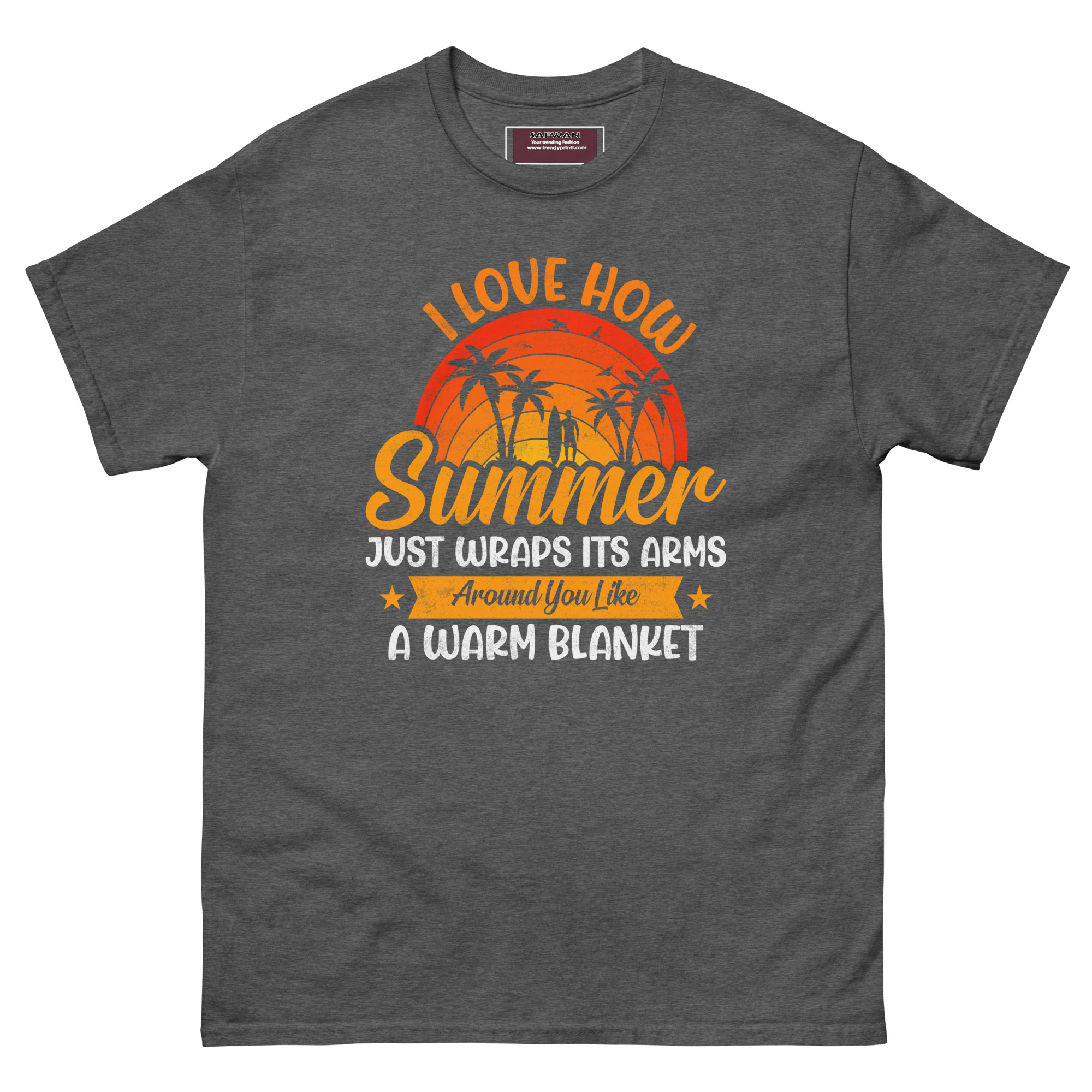 Summer Beach T-Shirt for Men – Tropical Palm Tree Graphic Tee Vacation Outfit classic tee - Image 19
