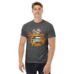 Men’s Chill Summer Vibes T-Shirt – Minimalist Beach Graphic Tee-Summer classic tee
