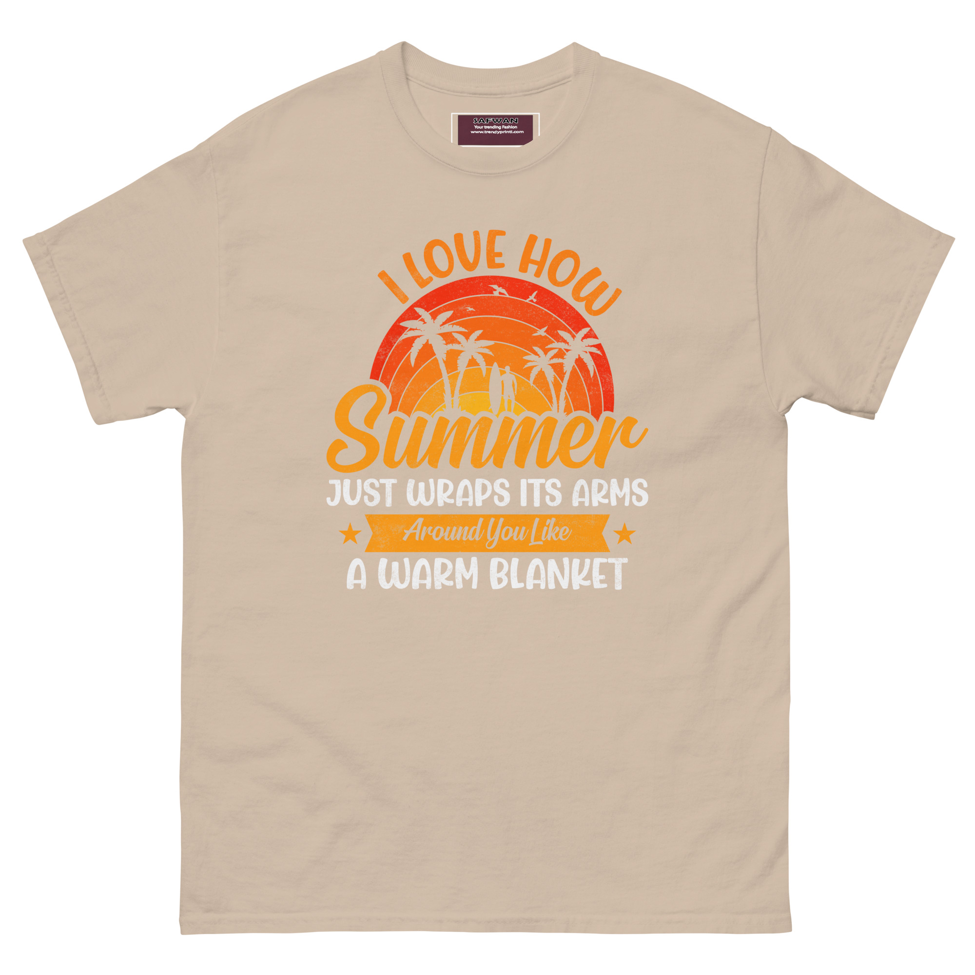 Summer Beach T-Shirt for Men – Tropical Palm Tree Graphic Tee Vacation Outfit classic tee - Image 23