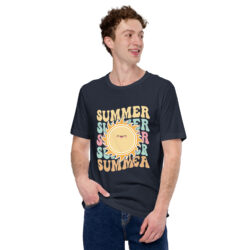 Cute Summer Sun T-Shirt – Retro Sunshine Graphic Tee, Happy Summer Vibes Shirt for men