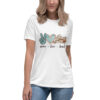 Summer Beach Vibes T-Shirt for Women – Tropical Vacation Graphic Tee -Women's Relaxed T-Shirt