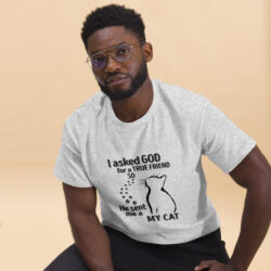 Meow Cat Lover Men's Tee – Cute Pet Lover tShirt cat Dad classic tee