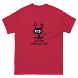 unisex classic tee cardinal front 6a42142638611