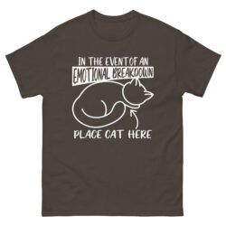 unisex classic tee dark chocolate front 6a42189c0a5e1