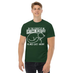 unisex classic tee forest green front 6a42189bd63b2