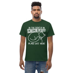 unisex classic tee forest green front 6a42189bd7789
