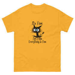 unisex classic tee gold front 6a42142639855