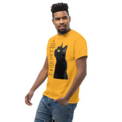unisex classic tee gold left front 6a40e5b9917ff