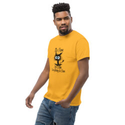 unisex classic tee gold left front 6a4214260fdbf