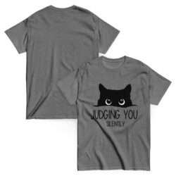unisex classic tee graphite heather front and back 6a421cd977e5c