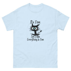 unisex classic tee light blue front 6a4214264512a