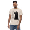 Cat Lover Heart men's Graphic Tee – Meow Cat tShirt for cat Dad classic tee