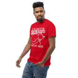 unisex classic tee red left front 6a42189bd3fbf