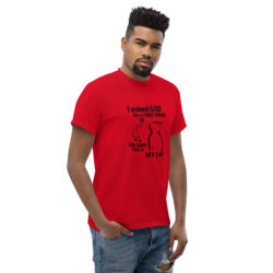 unisex classic tee red right front 6a40df00ce2af