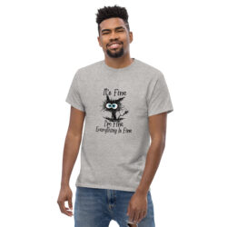 unisex classic tee sport grey front 2 6a42142616175
