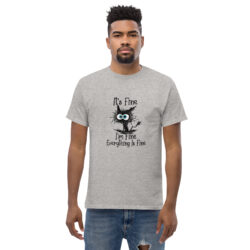 unisex classic tee sport grey front 6a421426184c2