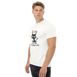 unisex classic tee white left front 6a42142624ed0