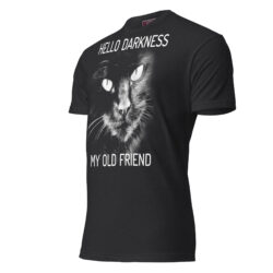 Cute Black Cat Women's T-Shirt – Cat Lover Gift Tee Fitted T-Shirt - Next Level 6210 22 unisex cvc t shirt black left front 6a302720829fa
