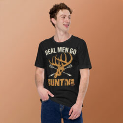 Funny Deer Hunter T-Shirt – Just One More Hunting Trip Tee Unisex t-shirt 16 unisex staple t shirt black heather front 2 6a3180f1f4128