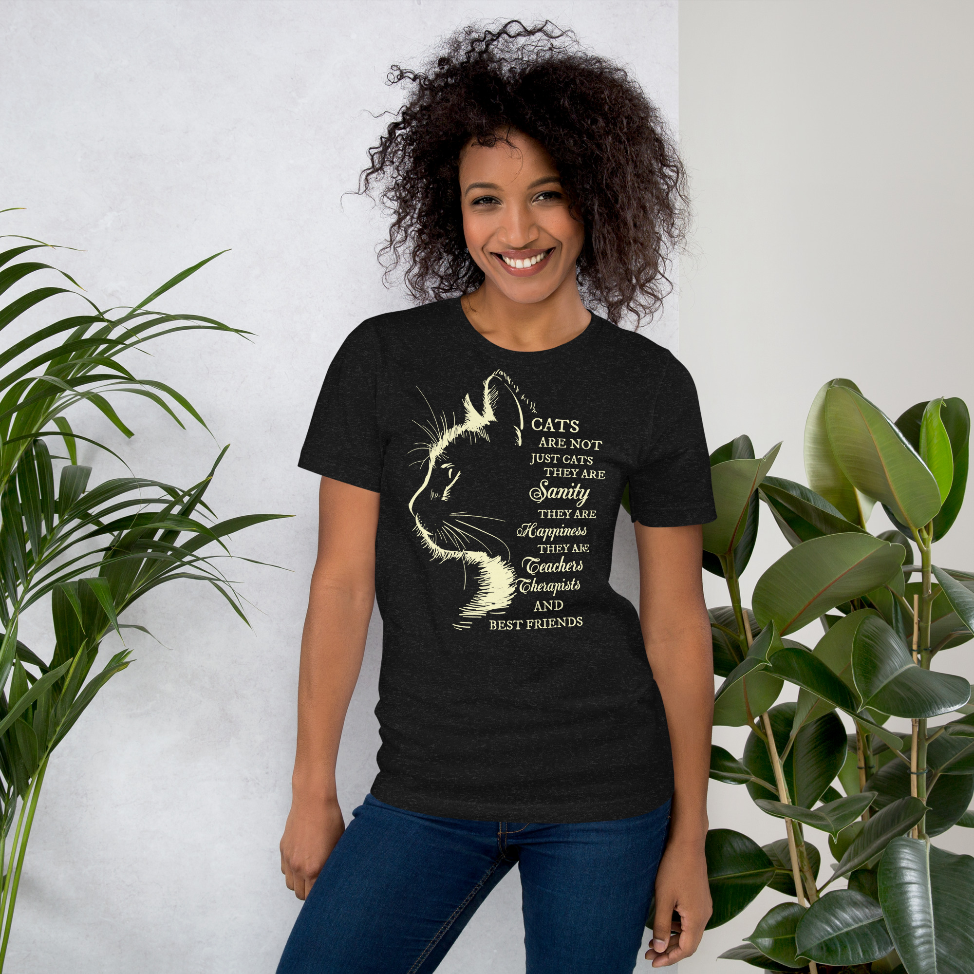 Cat Hair Don't Care Women's Funny Cat Lover t-Shirt 4 Cat Hair Don't Care Women's Funny Cat Lover t-Shirt - Image 4