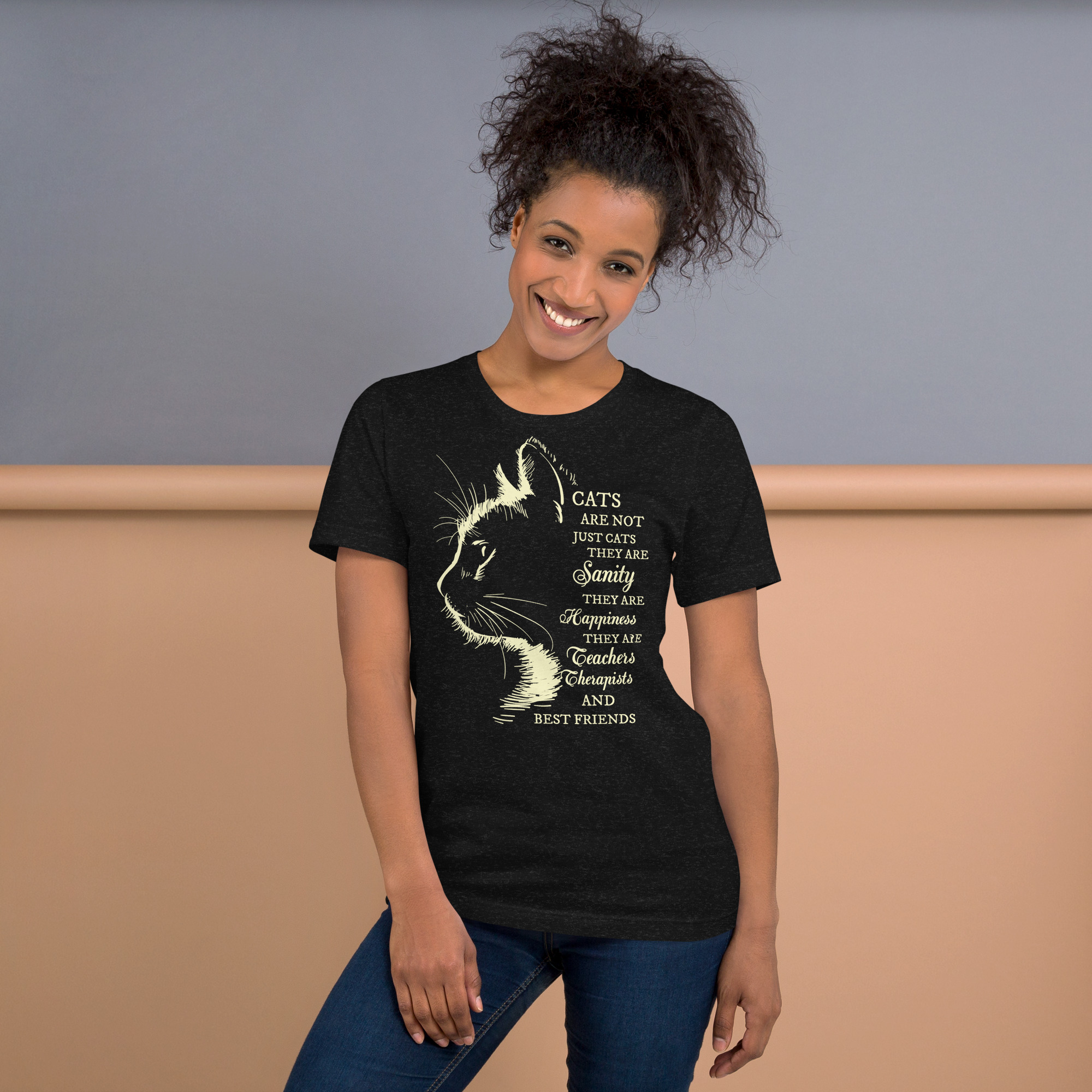 Cat Hair Don't Care Women's Funny Cat Lover t-Shirt 5 Cat Hair Don't Care Women's Funny Cat Lover t-Shirt - Image 5