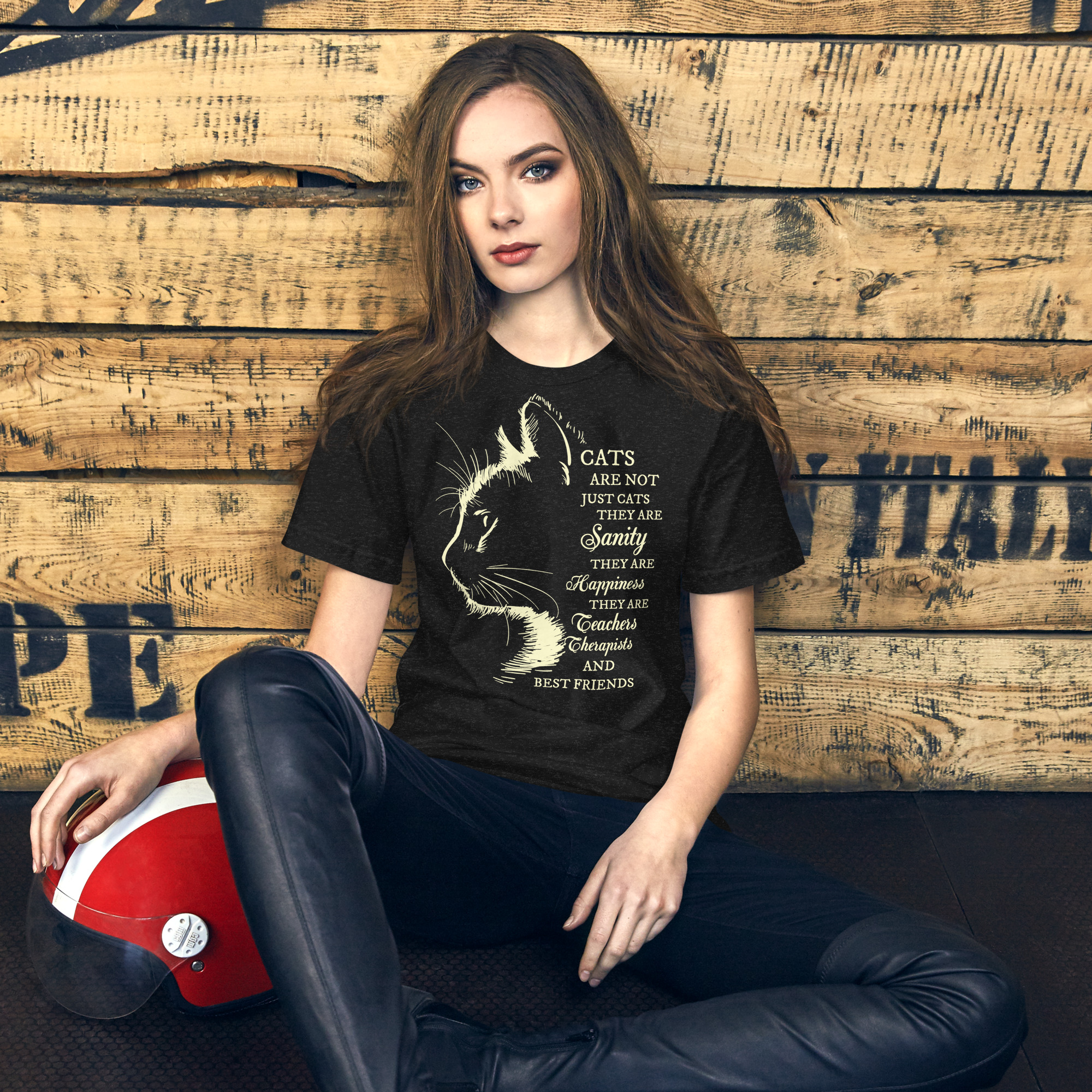 Cat Hair Don't Care Women's Funny Cat Lover t-Shirt 7 Cat Hair Don't Care Women's Funny Cat Lover t-Shirt - Image 7