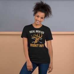 Funny Deer Hunter T-Shirt – Just One More Hunting Trip Tee Unisex t-shirt 20 unisex staple t shirt black heather front 6a3180f2044f0