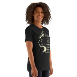 Cat Hair Don't Care Women's Funny Cat Lover t-Shirt 48 unisex staple t shirt black heather right front 6a30f193ec3ca