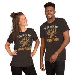 Funny Deer Hunter T-Shirt – Just One More Hunting Trip Tee Unisex t-shirt 24 unisex staple t shirt brown front 6a3180f2129e0