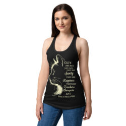 womens ideal racerback tank top black front 6a362484e1b43