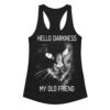 Cat Lover Women's Graphic Tank Top – Cute Meow Cat-Women’s fitted racerback tank top 43 womens ideal racerback tank top black front 6a362b3e7e832