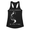 Cute Kitten Women's Tank Top – Perfect Gift for Cat Lovers women- fitted racerback tank top 42 womens ideal racerback tank top black front 6a36304cdf63d