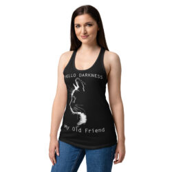 womens ideal racerback tank top black front 6a36304ce0c7e