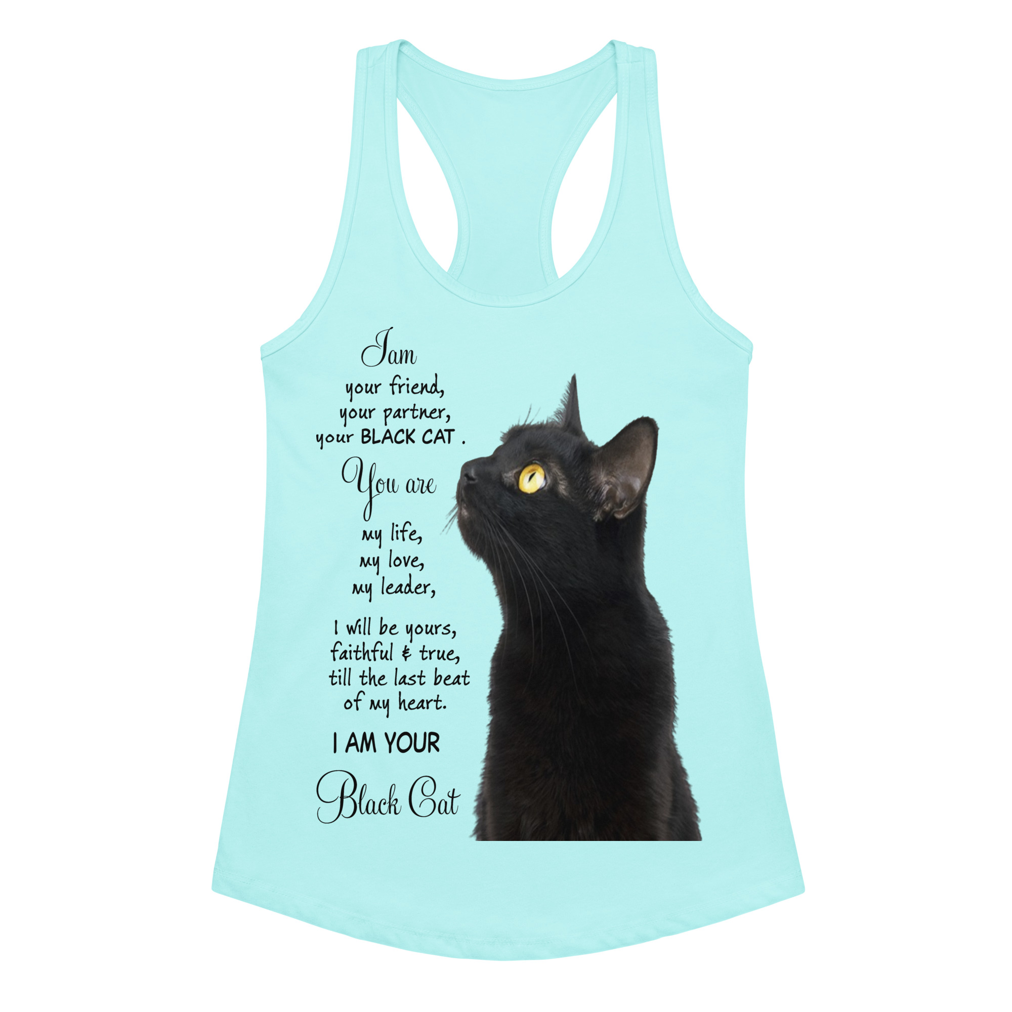 Life Is Better With Cats Women's Graphic Tank Top- Women’s fitted racerback tank top 20 Life Is Better With Cats Women's Graphic Tank Top- Women’s fitted racerback tank top - Image 20