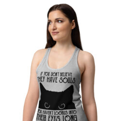 womens ideal racerback tank top heather gray front 2 6a3626c40309e