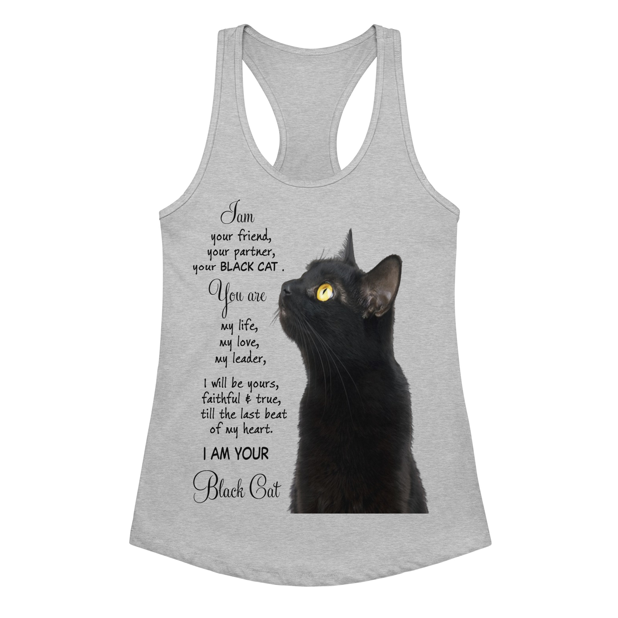 Life Is Better With Cats Women's Graphic Tank Top- Women’s fitted racerback tank top 19 Life Is Better With Cats Women's Graphic Tank Top- Women’s fitted racerback tank top - Image 19