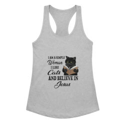 womens ideal racerback tank top heather gray front 6a40ebd4e3cb8